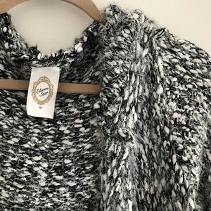 Black Fuzzy Cardigan